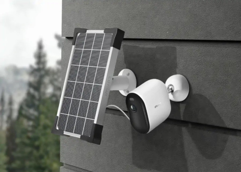 solar powered gate camera