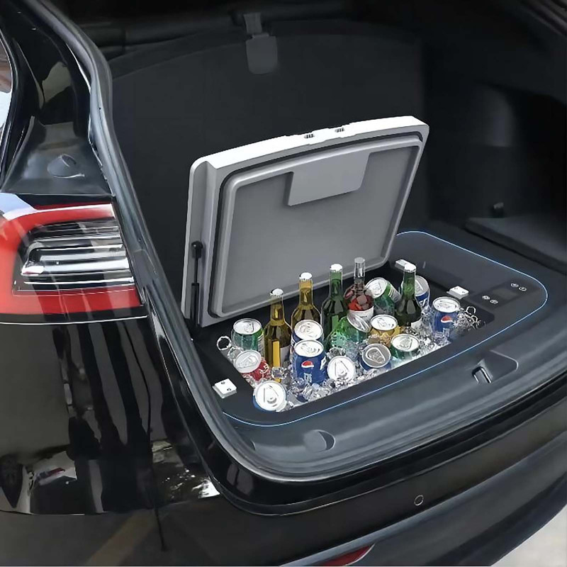 Für Tesla Modell y Auto kühlschrank 35l Kofferraum voll versteckte